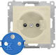Simon 55 Modul Cheie Priză Electrică 16 A 250 V Comutator Rapid Champagne Mat Tgd1cz.01/144