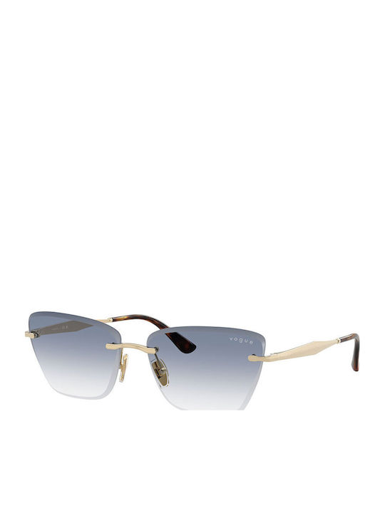 Vogue Unisex Ochelari de Soare cu Ramă Aurie și...