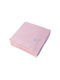 Down Town Home Knitted Cot Blanket Pink 100x150cm
