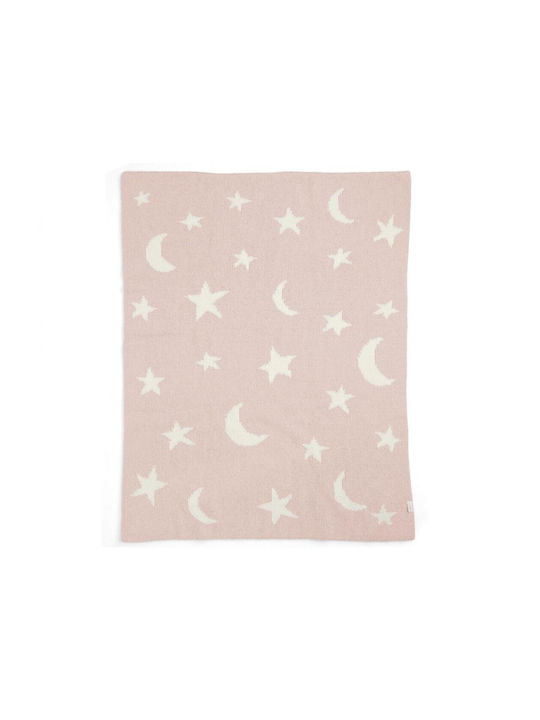 Mamas & Papas Baby Blanket Star Pink 70x90cm