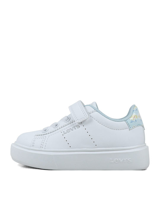 Levi's Παιδικά Sneakers με Σκρατς Λευκά
