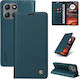 Yikatu Book Synthetic Leather / Silicone Green (Moto G15)