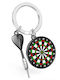 Metalmorphose Mtm383-01 Keychain Keyring Sport Collection Dartboard & Arrow