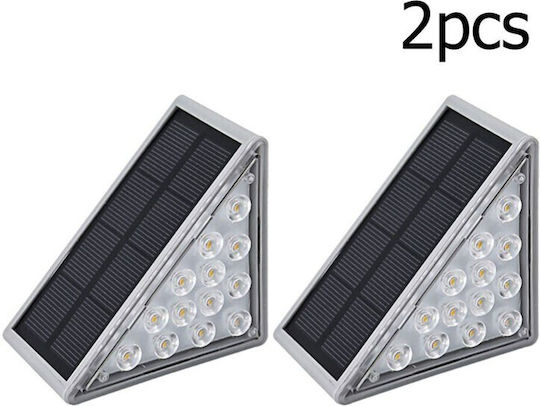 Lampa Solară cu Lumină Albă Caldă