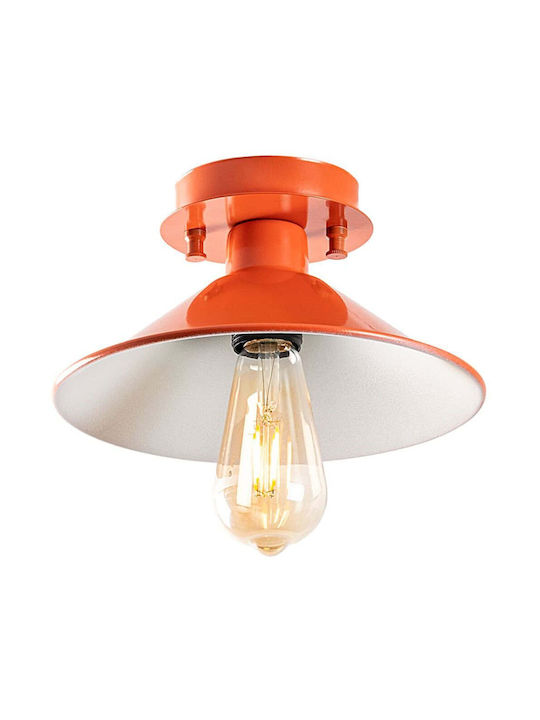 Opviq Opviq Deckenleuchte Montieren 24cm Orange mit E27 Lampenbirnensockel