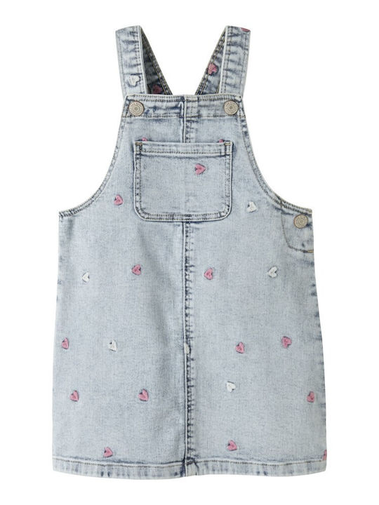 Name It Girls Dress Sleeveless Denim Blue