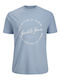 Crew Neck T-Shirt Hellblau