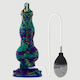 Realistisches Dildo mit Ejakulierende Farbe Grün