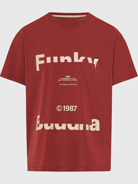 Funky Buddha T-shirt Καφέ