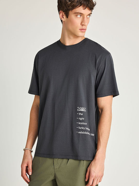 Funky Buddha T-shirt Γκρι