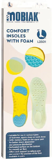 Mobiak Πέλματα Καμάρας Εργασίας με Memory Foam 0814212 2τμχ