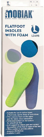 Mobiak Πέλματα Καμάρας Εργασίας με Memory Foam 0814199 2τμχ