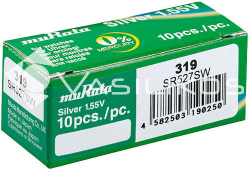 Murata Μπαταρία Silver Oxide Ρολογιών 1.5V