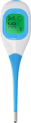 Fysic Digital Thermometer Backlit Display Fever Alarm White Blue