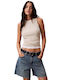 Women's Sports Sleeveless Top Beige