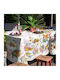Tessitura Toscana Telerie Linen Tablecloth Pesciflora Pink 160x230cm