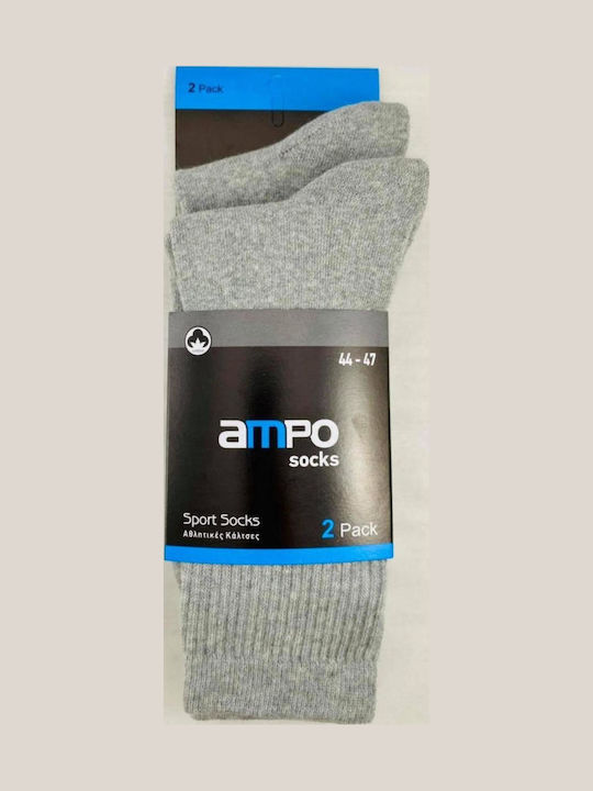 Ampo Socks Șosete Pentru Bărbați Albe 2Pack