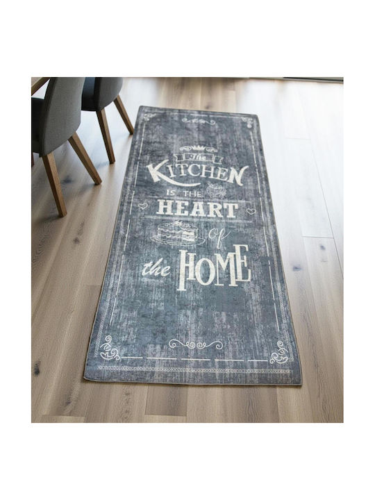 Linea Home Non-slip Runner Rug Gray 70x150cm