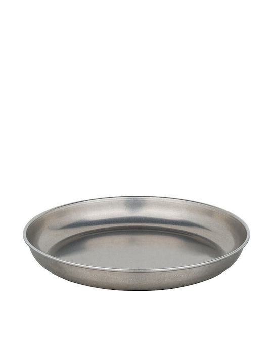 GTSA GTSA Servierplatte Inox Silber mit Durchmesser 20cm