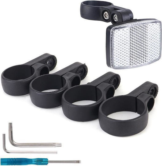 Airtag 2nd Generation Airtag 1st Generation Reflective Rear Light Bicycle Seat Mount Anti-theft Tracking Accessory White Light