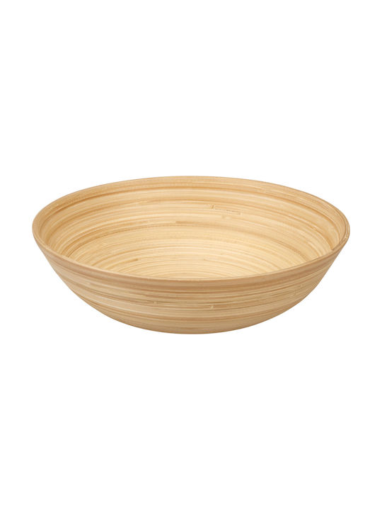 Bol Boluri De Servire Rotund Din Bambus Cu Diametru 30 Cm