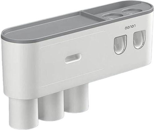 Case Toothbrush Support Base Plastic Gray 3988829041350