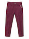 Kids Burgundy Trousers