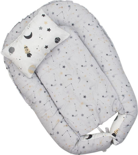 Kamtex Baby Baby Nest Pillow Gray 40x64cm