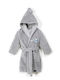 La Millou Kids Bathrobe Gray with Hooded