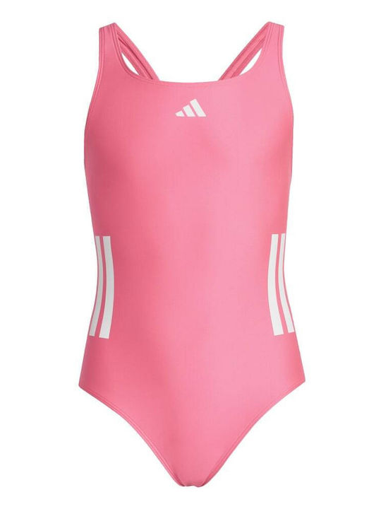 adidas Παιδικό Μαγιό Ολόσωμο Ροζ