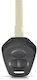 Car Key Shell with Blade with 3 Buttons for Porsche