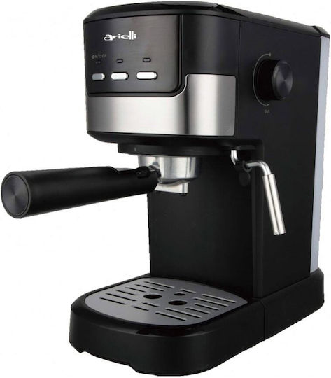 Arielli Espresso Machine 1100W 15bar Pressure for Cappuccino Black ACM-1115