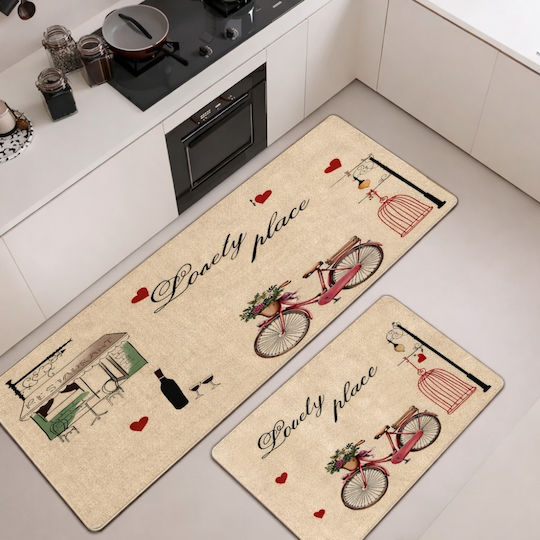 My Home Luxury Kitchen Mat Runner 60x150cm SET-702 Motorbike