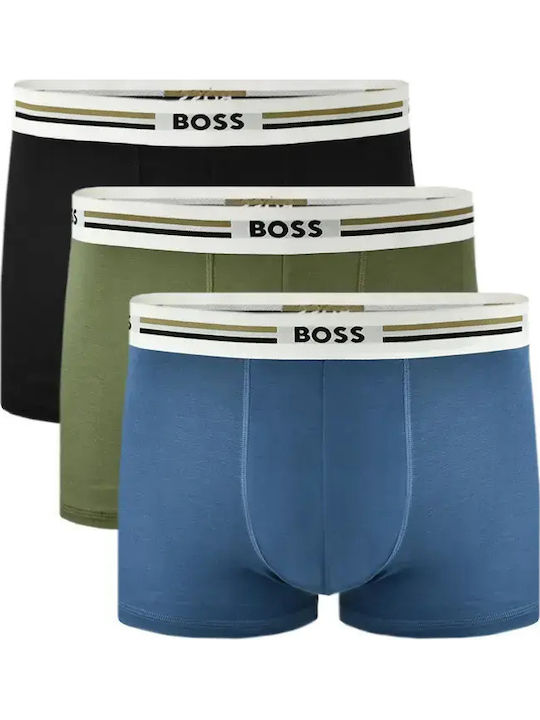 Boss Ανδρικά Μποξεράκια Multicolor 3Pack