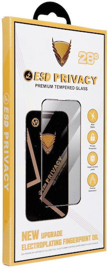Privacy Tempered Glass Μαύρο (Galaxy S26 Ultra)