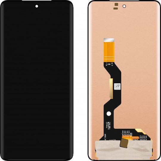 MP Ersatzbildschirm mit Touch-Mechanismus für Motorola Edge 60 Schwarz