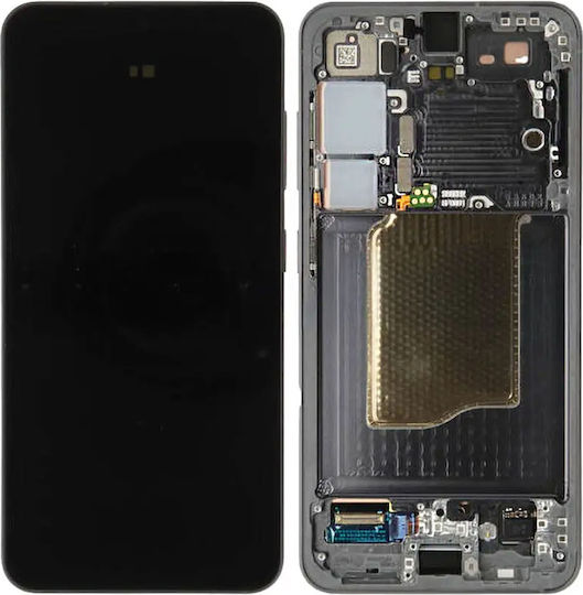 Samsung Ersatzbildschirm Mit Touch-Mechanismus Und Rahmen Für Galaxy S25 5G Blau