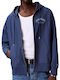Cardigan with Hood Dark Denim