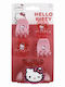 Cerda Hello Kitty Friends Set Kids Hair Clips with Hair Clasp 5 Pieces