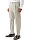 Chino Elastic Tapered Leg Beige