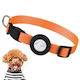 Pet Collar Apple AirTag Nylon Cat Dog Size S 1.5 x 28 x 39cm Orange