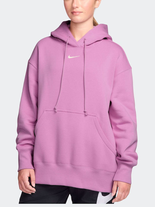 Nike Sportswear Phoenix Μακρύ Γυναικείο Φούτερ ...