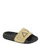 Damen Zehentrenner in Gold Farbe