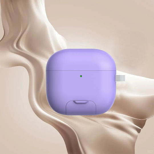 Airpods 4 Anc Galaxy Διπλή Μαγνητική Προστατευτική Θήκη Ακουστικών Μωβ