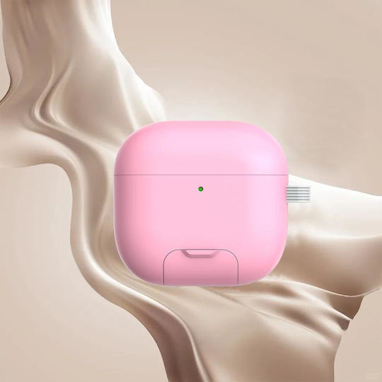 Protective Case for Earbuds with Dual Magnetic Protection AirPods 4 Anc Galaxy Pink