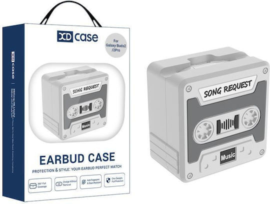 Xdcase Silikon-Hülle in Grauer Farbe für Galaxy Buds 2 Pro / 2 / Live / Pro