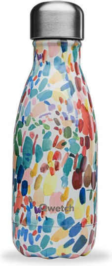 Qwetch Stainless Steel Thermos Bottle BPA Free 260ml Multicolour