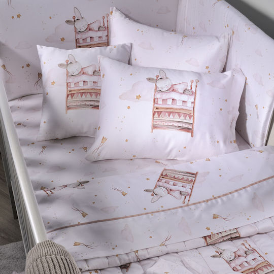 Down Town Home Crib Standard Inside Pink - Purple 70x140cm