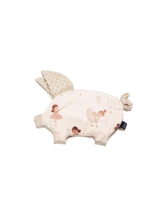 Βρεφικο Μαξιλαρι Sleepy Pig Ballerine Sand Ροζ Μωβ