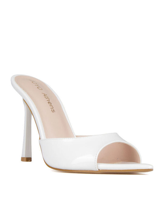 Silia D Mules In Patent Leather With High Heel ...